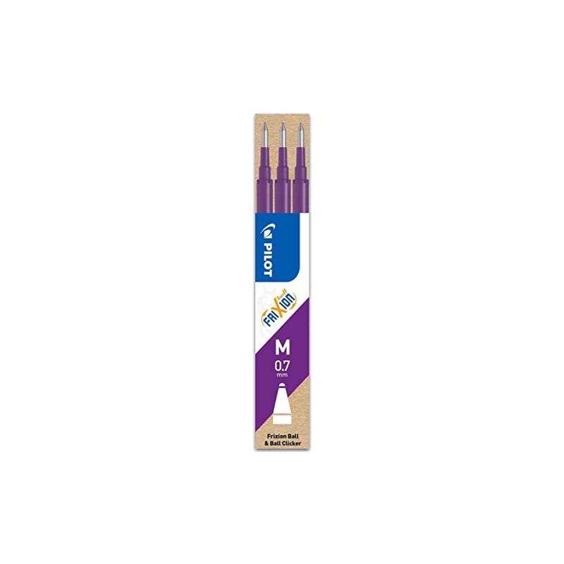 Pilot FriXion Ball Refills (BLS-FR7) Pack of 5 Sets of