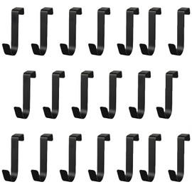 Vorruil Over Cabinet Door Hooks, 20 Pack Metal Cabinet Kitchen Towels Hooks