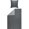 Looks by Wolfgang Joop Bed Linen Mako Satin Anthracite Silver