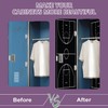 2 Pcs Locker Magnetic Wallpaper Basketball Court Black 12" x