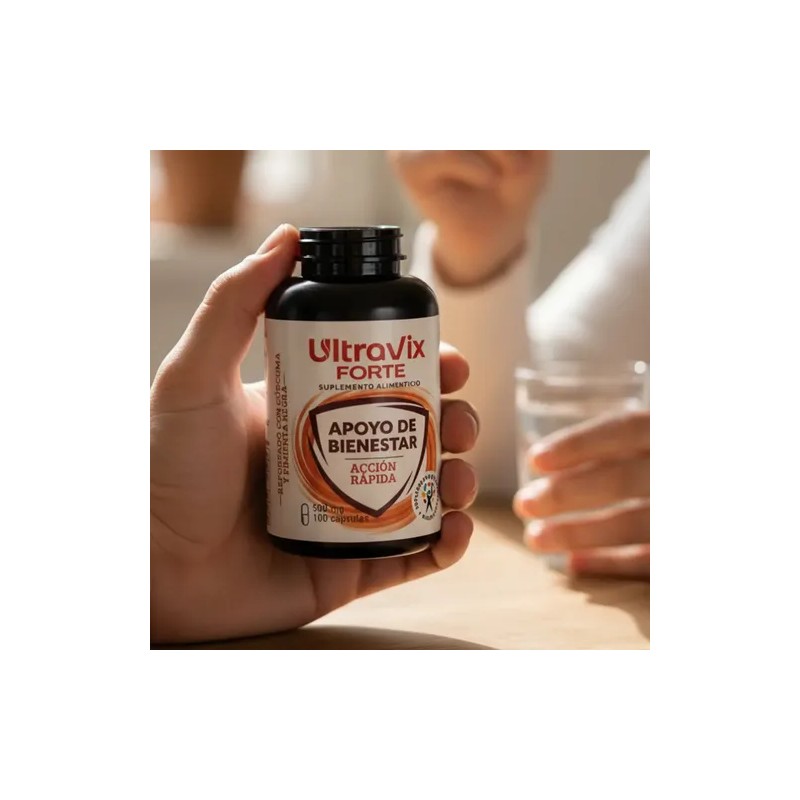 Ultravix Forte Suplemento Cúrcuma Dolor Articular 100 Caps