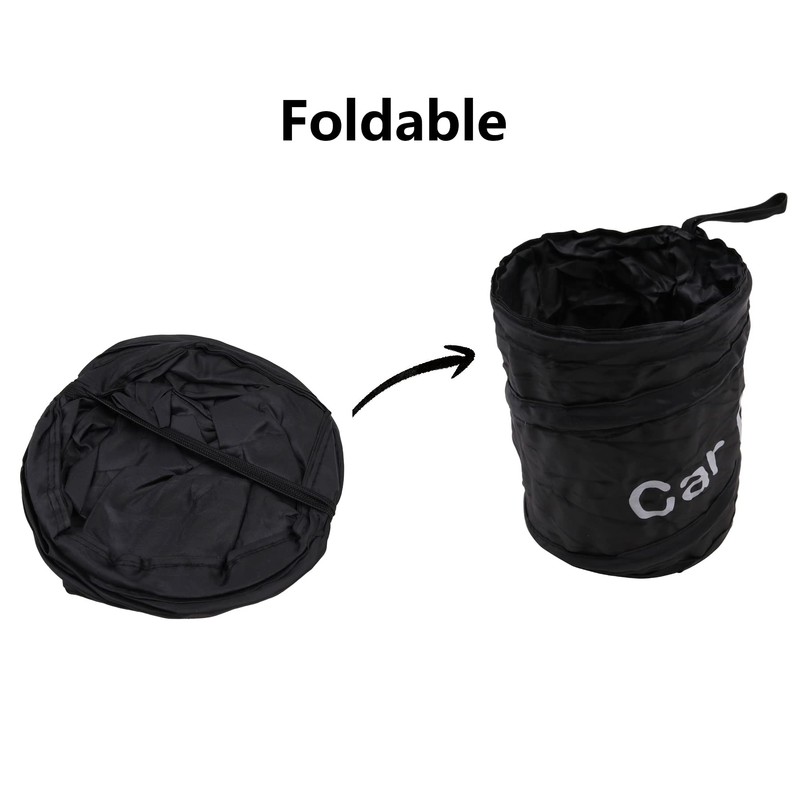 WANGCL 2 PACK Universal Traveling Portable Collapsible Car Trash Can