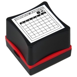 Taiyo Tomer techo3030-001 Fine Color Stamper Notebook Record Stamp Penetrating Stamp Calendar Frame Black