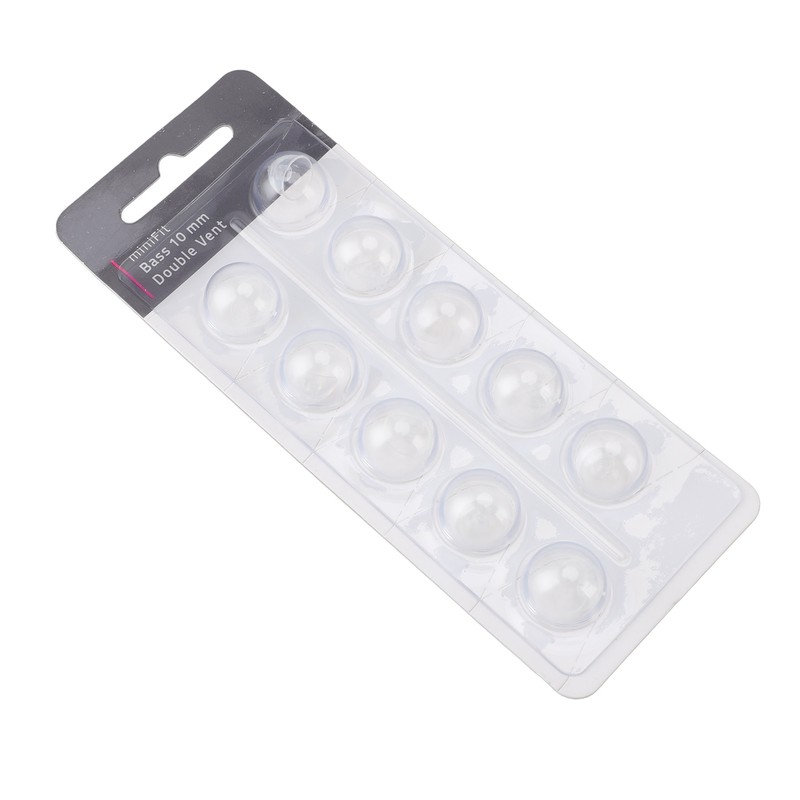 10pcs Double Vent Bass Dome Accessory Single Layer Double Vent