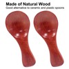 Coufce 2 pcs Mini Wooden Spoons, Small Size Versatile Kitchen