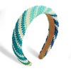 Glorig Straw Blue Headbands For Women Chic Wide Hair Bands
