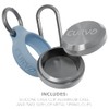 CURVD Premium Waterproof Keychain Pill Case for Travel Essentials