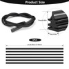 RiuCrepian Pack of 6 Windscreen Wiper Rubber, Sold by the