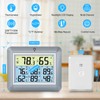 Urageuxy Weather Station Wireless Indoor Outdoor Thermometer with 3 Sensors,