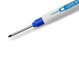 Long Nib Marking Pen Deep Hole Marking Pen 30mm Nib Length Marker Multifunctional Waterproof Carpenter Marking Tools for Woodworking Marking Pen Home Repairs (Blue)