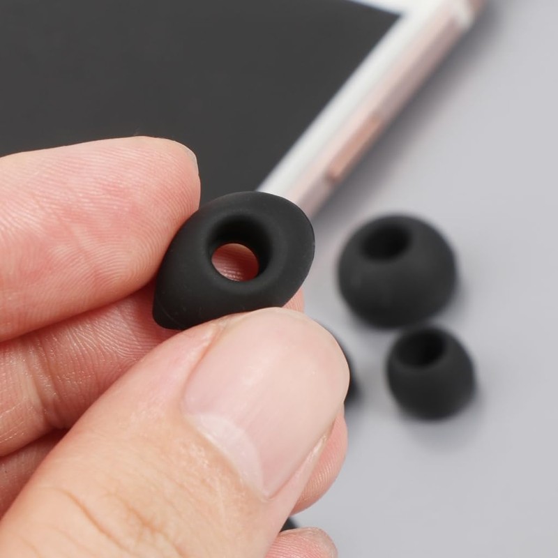 12 Pcs Silicone Buds Ear Tips S/M/L Sizes Earbuds Soft