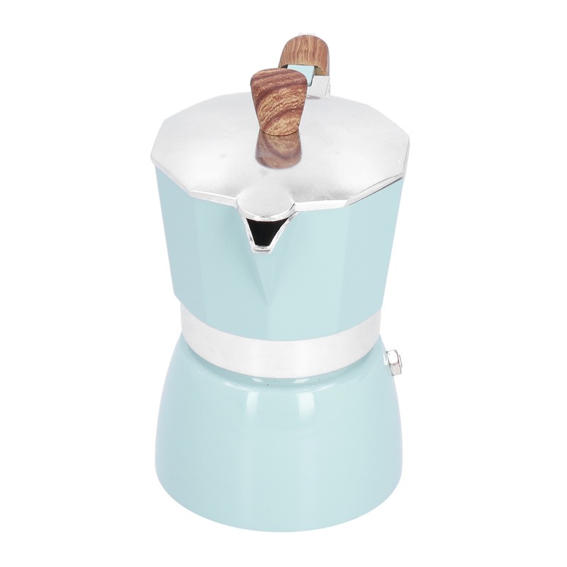 150ML Practical Aluminum Coffee Maker Octagonal Moka Coffee Pot for