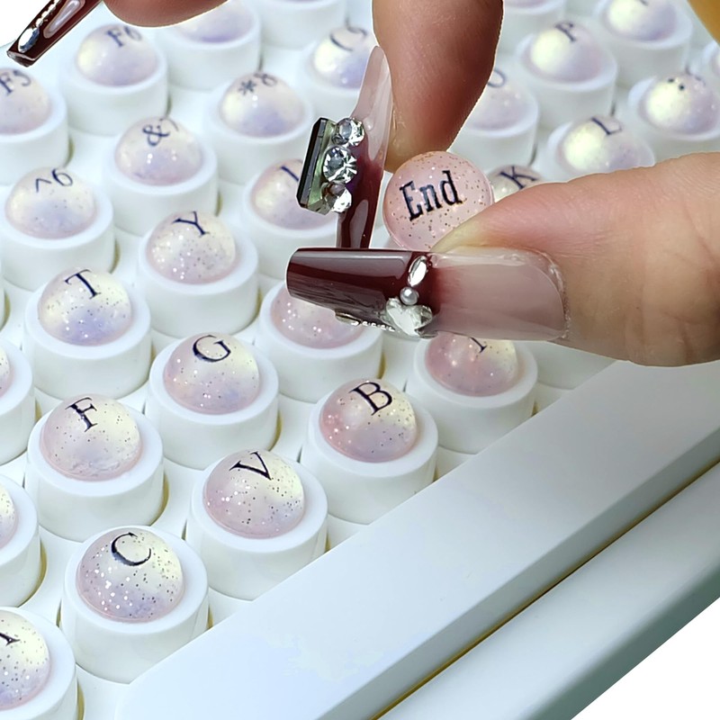 Ivaso Full Keyboard Keys Riser for Long Nails Typing and