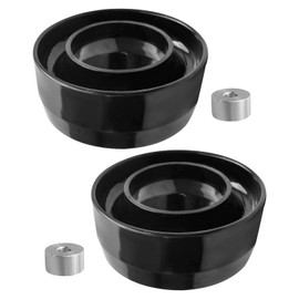 3" Leveling Lift Kit Fit for Chevy Silverado GMC Sierra 1500 2WD 1999-2007, Front Coil Spring Strut Spacer Suspension Lift Kit, PU Coil Spring Spacer and Aluminum Shock Spacer 2 Pack