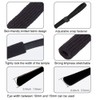SHINKODA Black Glasses Strap, Sports Sunglasses & Eyeglasses Holder Straps