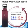 Stainless Steel Water Bottle, 750 ml Thermos Flask, BPA-Free, Drinking