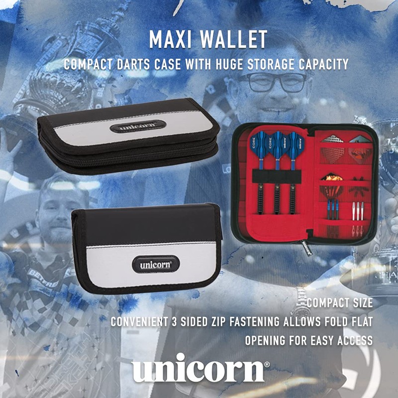 UNICORN Maxi Wallet Darts Case | Versatile Elasticated Storage Capacity