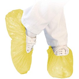 Disposable Overshoes 40 Microns, Green/Yellow/Red – 100 Pieces