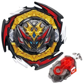 Konikiwa Battling String Bey Launcher Set, Dynamite Belial Top Burst Launcher, Compatible with All Bey Burst Series - Gray