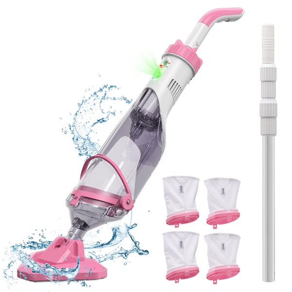 Enhulk Enhulk Pool Vacuum with Telescopic Pole, (2024 Upgraded) Pool