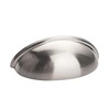 LONTAN 4 Pieces Cup Handles Cabinet Door Handles Brushed Nickel