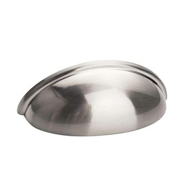 LONTAN 4 Pieces Cup Handles Cabinet Door Handles Brushed Nickel Cupboard Handles Kitchen Cabinet Handles LS0313SNB76