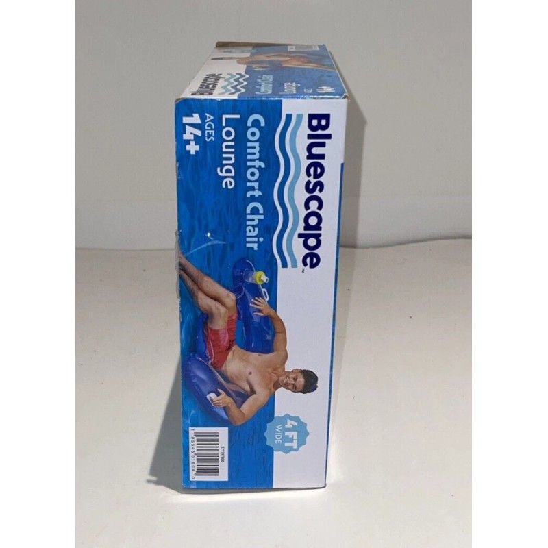 POLYGROUP PACIFIC LIMITED Bluescape Inflatable Comfort Chair Lounge Pool Float,