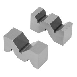 2pcs/set V Block Carbon Steel M-Type V-Block, Practical for Measuring Instruments Measuring Accessories