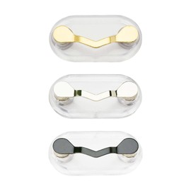 3 Pieces Magnetic Glasses Clip, Portable Glasses Clip, Glasses Attachment Tool, Creative Glasses Clip, ID Card Holder