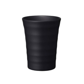 Doshisha DNHT-300BK Tumbler, 10.1 fl oz (300 ml), Drinking Hori, Ceramic Paint, Black
