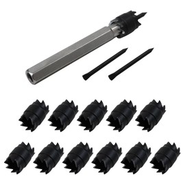 JRSHOME New Spot Weld Cutter Sets Double Sided, 3/8" Spot Weld Cutter Remover Drill Bits Hex Sheet Metal Hole Cutter Remover Tool Suitable for Power Drill Spot Welding