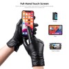 Womens Winter Leather Touchscreen Texting Warm Driving Lambskin Pure Genuine