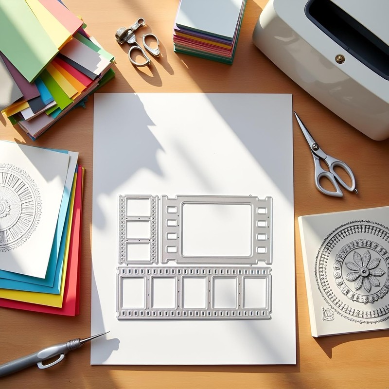 Film Photo Metal Cutting Dies Stencil Scrapbooking DIY Album Stamp