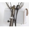 London Craftwork Leather Saddle Bag for Brompton in White