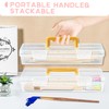 Vowcarol Paint Brush Case Portable, Long Paint Brush Storage Box,