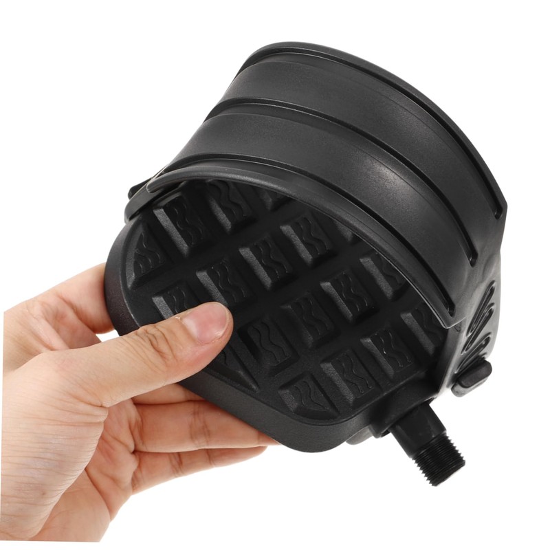 Sosoport 2pcs Bike Pedals with Straps for Exercise Bike Replacement