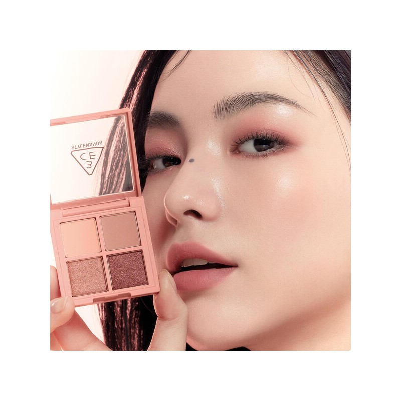 3CE (현대Hmall)3CE 미니 멀티 아이 팔레트+글로우 아이 포인트 브러쉬 (Hyundai