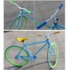 PLATT Bicycle Handle Bar Grips Colorful Rubber Mushroom Grips for