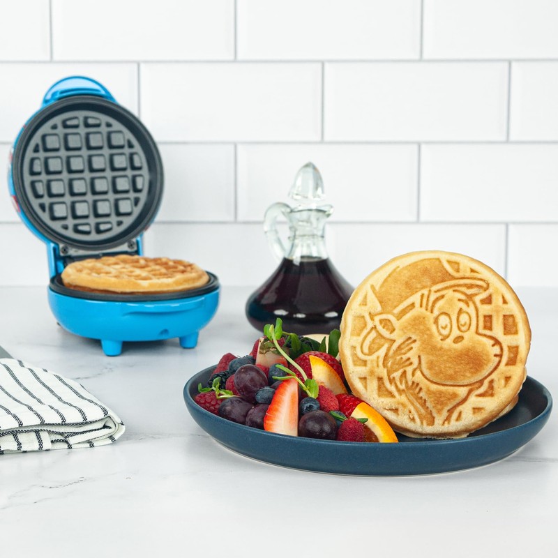 Uncanny Brands Cat in the Hat Mini Waffle Maker -
