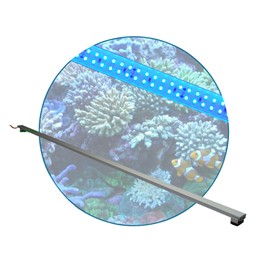 Saltwater Aquarium LED Light Bar 160 cm 1 Strip Blue with Transformer 60 W