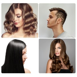 VOCOSTE Detangling Hair Comb, Double Row Tooth Hair Comb Hairdressing Styling Tool for Curly Hair, Red, 7.87"x1.77"