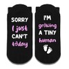 Growing A Tiny Human Socks, Pregnancy Gifts, New Mom Gifts