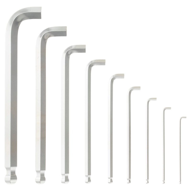 TONE BSB900S Underneck Short Ball Point L-Shaped Wrench Set, 9