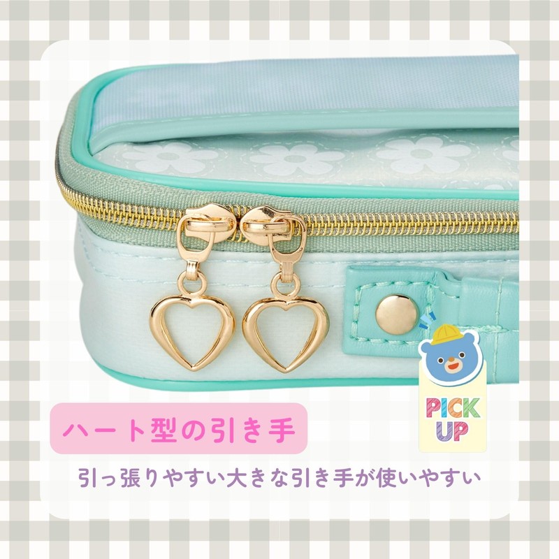 Raymay Fujii FSB1269 Pencil Case, Topliner, Flower