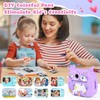 Euakee Children's Camera Instant Camera 48MP 2.4 Inch Instant Camera