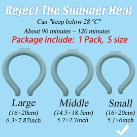 Cooling Neck Ring for Outdoor | Reusable Neck Cooler with Freezeable Gel Beads | Relief for Men, Women, Kids in Heat, Sports, Travel