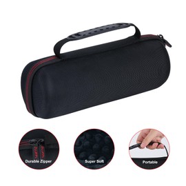 ZUJFPL EVA Hard Case for JBL Flip 6 Flip 5 Waterproof Portable Bluetooth Speaker, Fit for JBL Flip 4 Premium Travel Protective Carrying Storage Bag, Fits USB Cable and Charge - Black