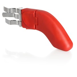 com-four® rose dethorn - professional stem dethorn for roses, carnations and cut flowers - plastic dethorn with corrugated metal blades - flower dethorn, flower deburrer - thorn remover