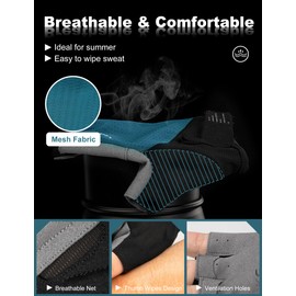 INBIKE MTB Gloves Summer Cycling Gloves Breathable Shockproof Non-Slip Padding for Men and Women IHC215