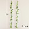 Apeair Wisteria Artificial Flowers Garland, 2Pcs Total 14.4ft Silk Faux